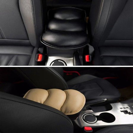 Universal Super Blød PU Læder Bil Armlæn Pude