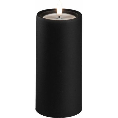 Konstsmide - LED-lys Blockljus svart 15cm Svart