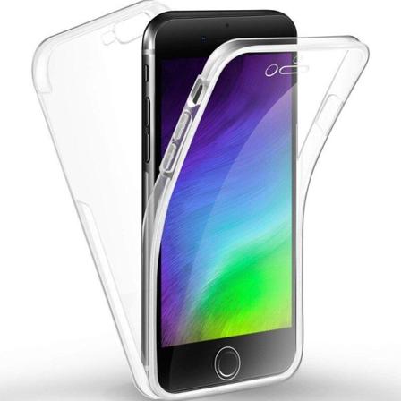 Iphone 7 Plus Dubbelsidigt Silikonfodral Med Touchfunktion