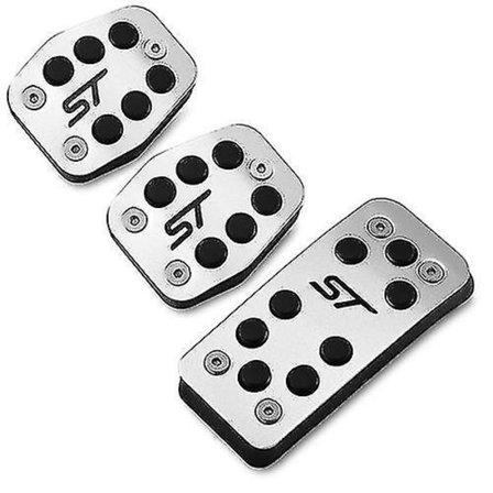 Aluminium Aolly Bilgaspedaler Bromspedal Kopplingspedaler för Ford Focus 2 Focus 3 Kuga Escape St 2009-2017 [DB]