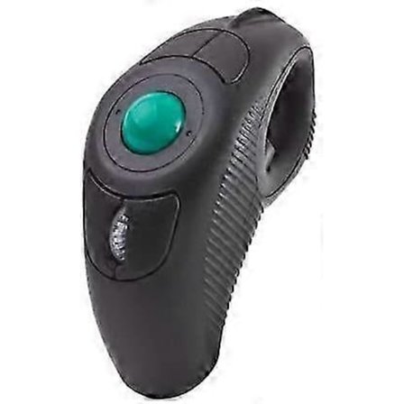 Bærbar Finger Håndholdt Trådløs Ambidextrous Trackball Mus