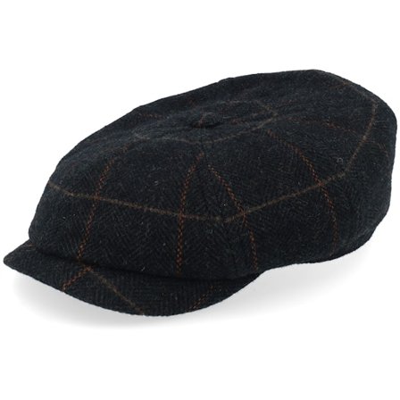 Stetson - Groen flatcap Cap - Hatteras Wool Dark Green Flat Cap @ Hatstore