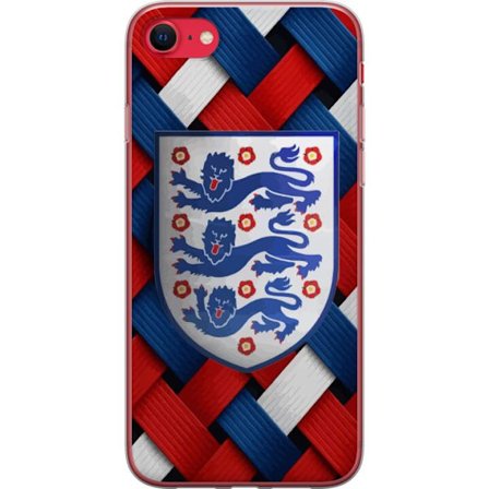 Yhteensopiva Puhelinkuori Apple Apple iPhone 7 Graafinen Englanti-aihe heraldisilla leijonilla ja punaisella, valkoisella ja sinisellä punotulla kuvi