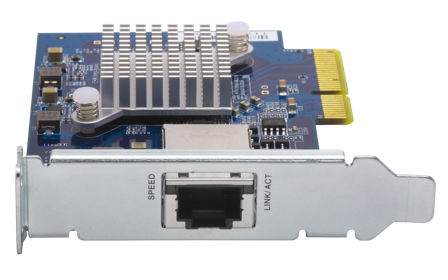 QNAP QXG-10G1T - 10GbE RJ45 nettverksmodul for alle QNAP NAS'er med PCIe-spor
