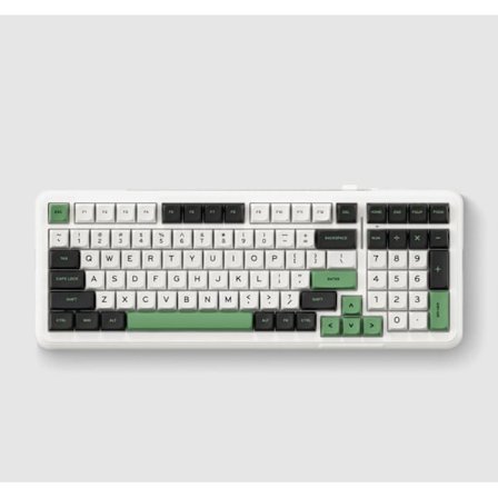 MCHOSE K99 (Vihreä) - Langaton pelinäppäimistö 98% RGB (US English - ANSI)