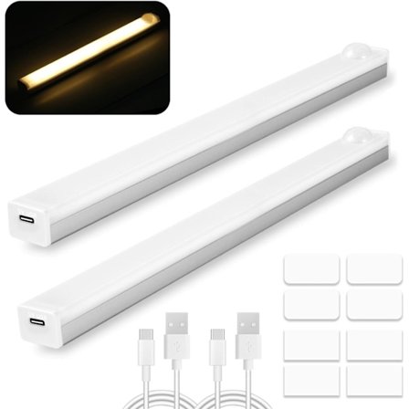 LED-listlampa för garderob, trådlös lampa inomhusbelysning LED-nattlampa