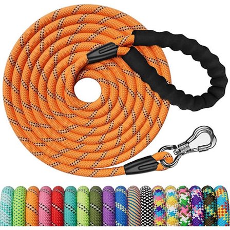 3M Koiran Talutin, Koiran Koulutustalutin, Koiran Talutin Mukavalla Kahvalla ja Lukittavalla Karabinerilla, Kestävä Koiran Talutin Pienille, 