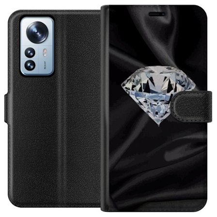 Kompatibelt Plånboksfodral till Xiaomi Xiaomi 12 Pro Silke Diamant