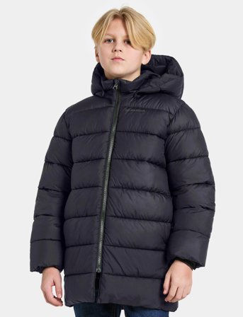 Didriksons Scoria Kids Parka - Black - 128