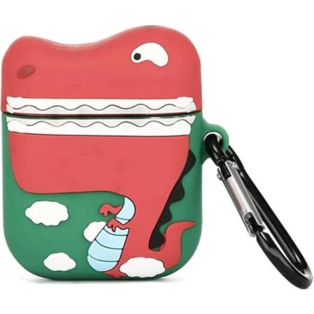 IC Kompatibel för Airpods 1&2 Case, mjukt silikon Airpod- cover