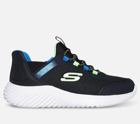 Skechers, Slip-ins: Bounder - Brisk-Burst, 35, Dreng