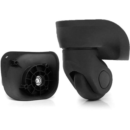 ING 1 par erstatningshjul til bagage, kufferthjul, erstatningshjul, lydløs hjulreparation, reservedele til bagage, kufferte reservedele