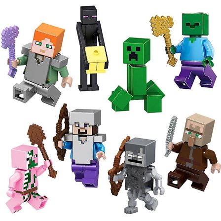 8pcs Figures Set Action Figure Minifigures Kids Toys Birthday Party Gifts For Adults And Children Boys Girls