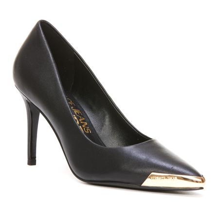 Versace Jeans Couture, Heeled Boots Zwart, Dames, Maat:36 EU