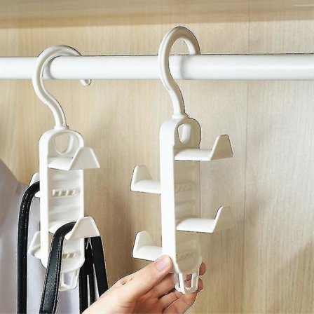 2-pack utrymmesbesparande klädhängare, krokar, galgar och garderobsorganisatörer för att slå in kläder