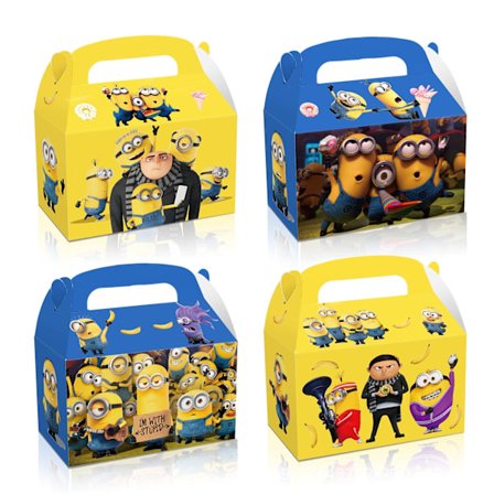 12 st Minions Godisask Kalaspåse Godis Förmånslåda Party Tillbehör Dekorationer