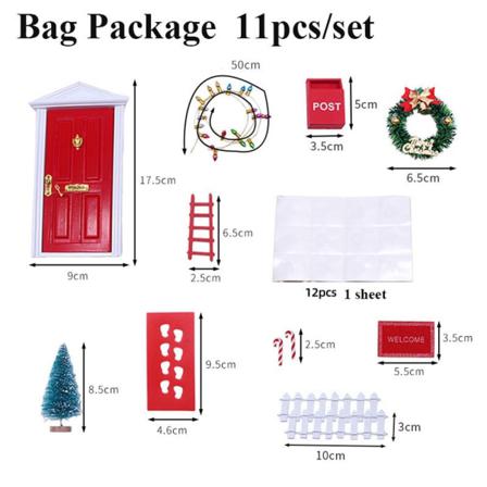 1set Dockhuslampa Julstövlar 1 1