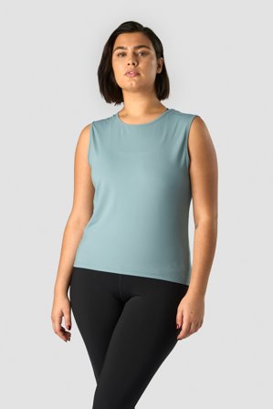 ICANIWILL - Classic Tank Top Steel Blue - Damer - Træningstøj fra ICIW