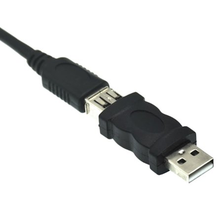 Firewire IEEE 1394 6-stifts hona till USB 2.0 Typ A hane adapter