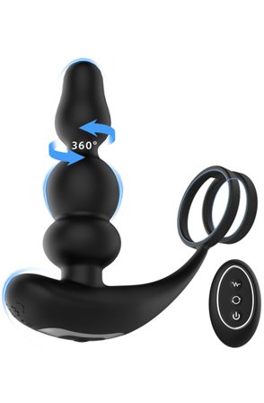 360 Rotating Prostate Plug With Remote