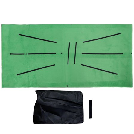 Golf Treningsmatte Mini Swing Hjelpemiddel Treningsutstyr for Hjemmekontor Utendørs Gave