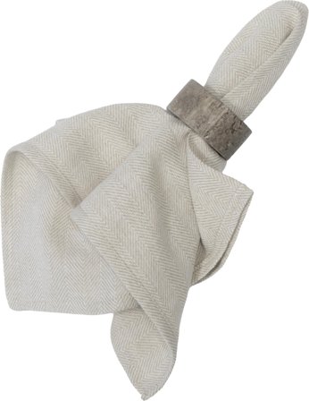 Halvor Bakke Serviett Lecce Beige 4stk