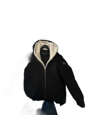 Svart teddyjacka från Moose Knuckles