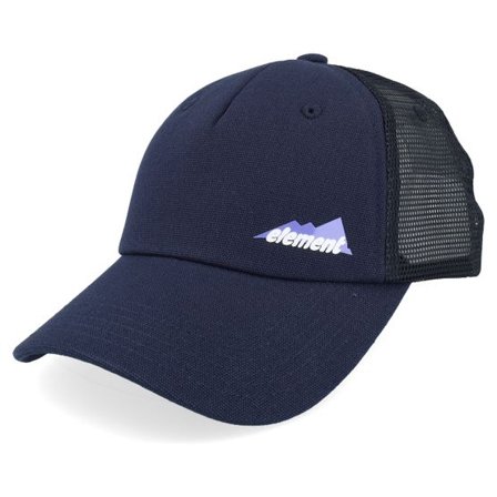 Element - Blå trucker Keps - Mount Mesh Cap Eclipse Navy A-Frame Trucker @ Hatstore