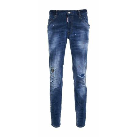 Dsquared2, Super Twinky Jeans Blauw, Heren, Maat:S,elastaan