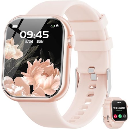 Smartwatch til mænd og kvinder med opkaldsfunktion, sportsur til kvinder 1.85, 140+ sportstilstande