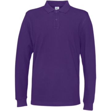 Långärmad Piké Herr Cottover