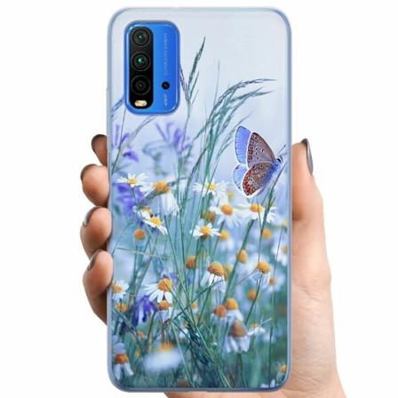 Xiaomi Redmi Note 9 4g Tpu Mobilskal Blommor