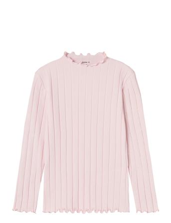 Name It Nkfnoline Ls Slim Top Noos Rosa