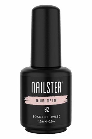 Nailster Top Coat No-Wipe, Makeup, Gelénegle, Top Coat Til Gelneglelak