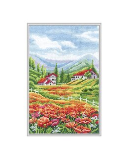 Broderikit Tavla Landskap
