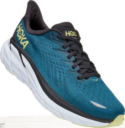 Hoka One One Men's Clifton 8 Wide Men Running shoes Blue 47 1/3
