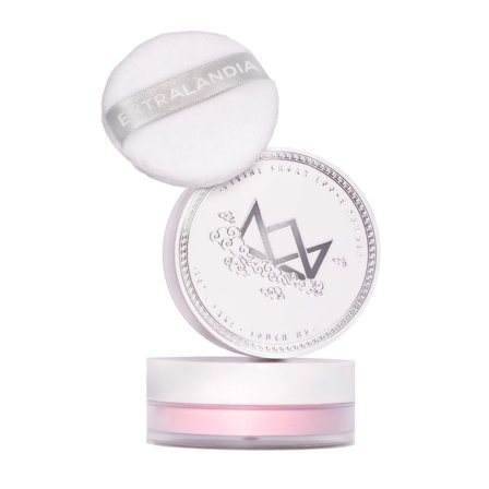 Extralandia Divine Sugar Loose Powder - Set Bake Touch Up 03 NOT SO SCARY PINK 5g - Cipria polvere