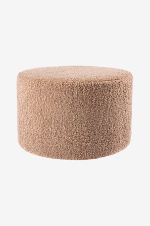Nordic Furniture Group - Puff Shaun, dia 55 - Beige - Fotpallar & puffar - Från Homeroom