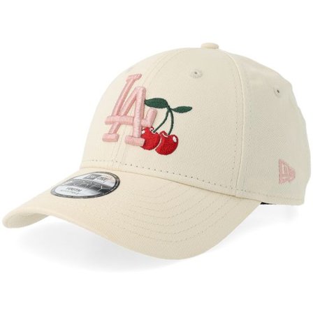 New Era - MLB Beige adjustable Keps - Kids Los Angeles Dodgers Fruit Icon 9FORTY Terracotta/Pink Adjustable @ Hatstore