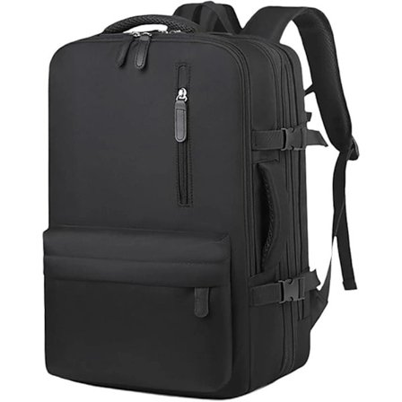 40x30x20 Lentokonereppu, Käsimatkatavarareppu, Kannettavan tietokoneen reppu lentomatkoille, Koulureppu, Laukku miehille ja naisille. (Musta)