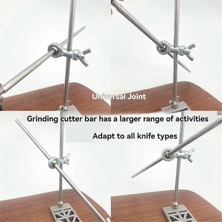 Profesjonell høypresisjons knivsliper med fast vinkel, roterbar flip-design, kjøkkenkniv