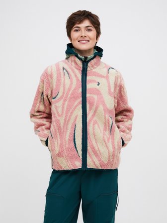 Graphic Pile Jacket Women