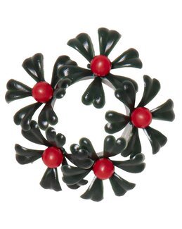 Dekorativ lysmanchet 7-pak Grøn