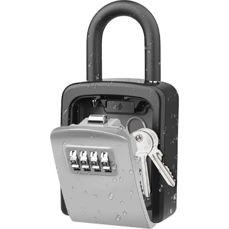 Nøkkelboks for utendørs/innendørs bruk - Nøkkelboks med kode - Nøkkelskap - Nøkkelboks - Safe med kombinasjonslås