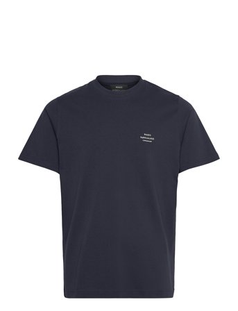 Cotton Jersey Frode Emb Logo Tee Mads Nørgaard Black