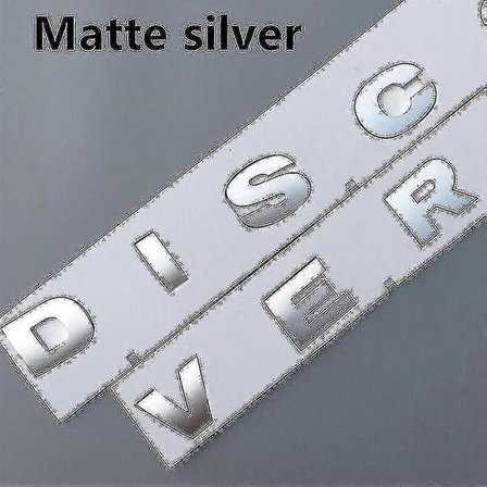 Rund Font Bokstav Emblem Badge Kompatibel med Discovery 4 Panser & Bakre Bagasjerom Styling Klistremerke Tilbehør