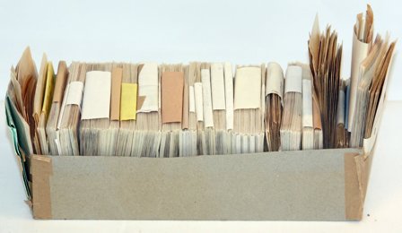 Danmark - Dubletsamling i 1 kartotekskasse - Stemplet