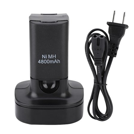 Uppladdningsbara batterier med laddningskabel för Xbox 360 Slim 4800mAh 3.7V ( Plug100-240V)