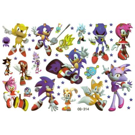 Sonic 17 St Barntatueringar Tatuering The Hedgehog Sega