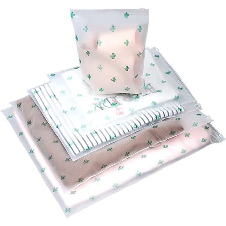 20 stk. opbevaringspose, lynlåsforseglet vandtæt pose, gennemsigtig